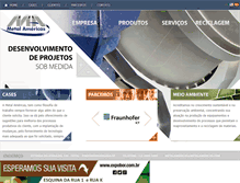 Tablet Screenshot of metalamericas.com.br